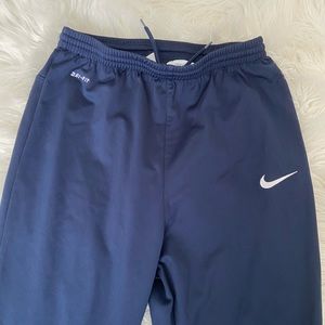 Kids Large nike joggers. Navy Blue.